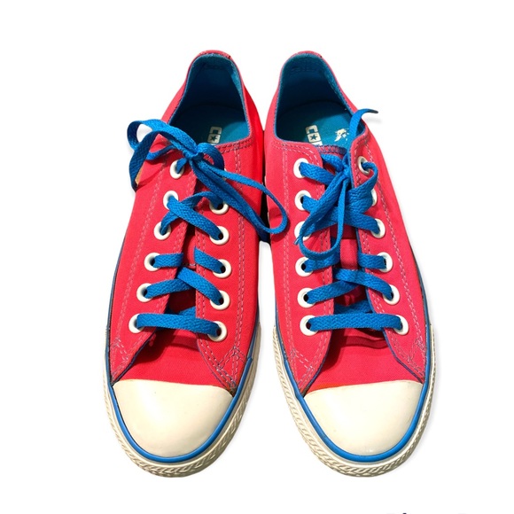 Converse All Star Double Tongue Neon Pink size 7 women’s/5 Men’s - Picture 5 of 6